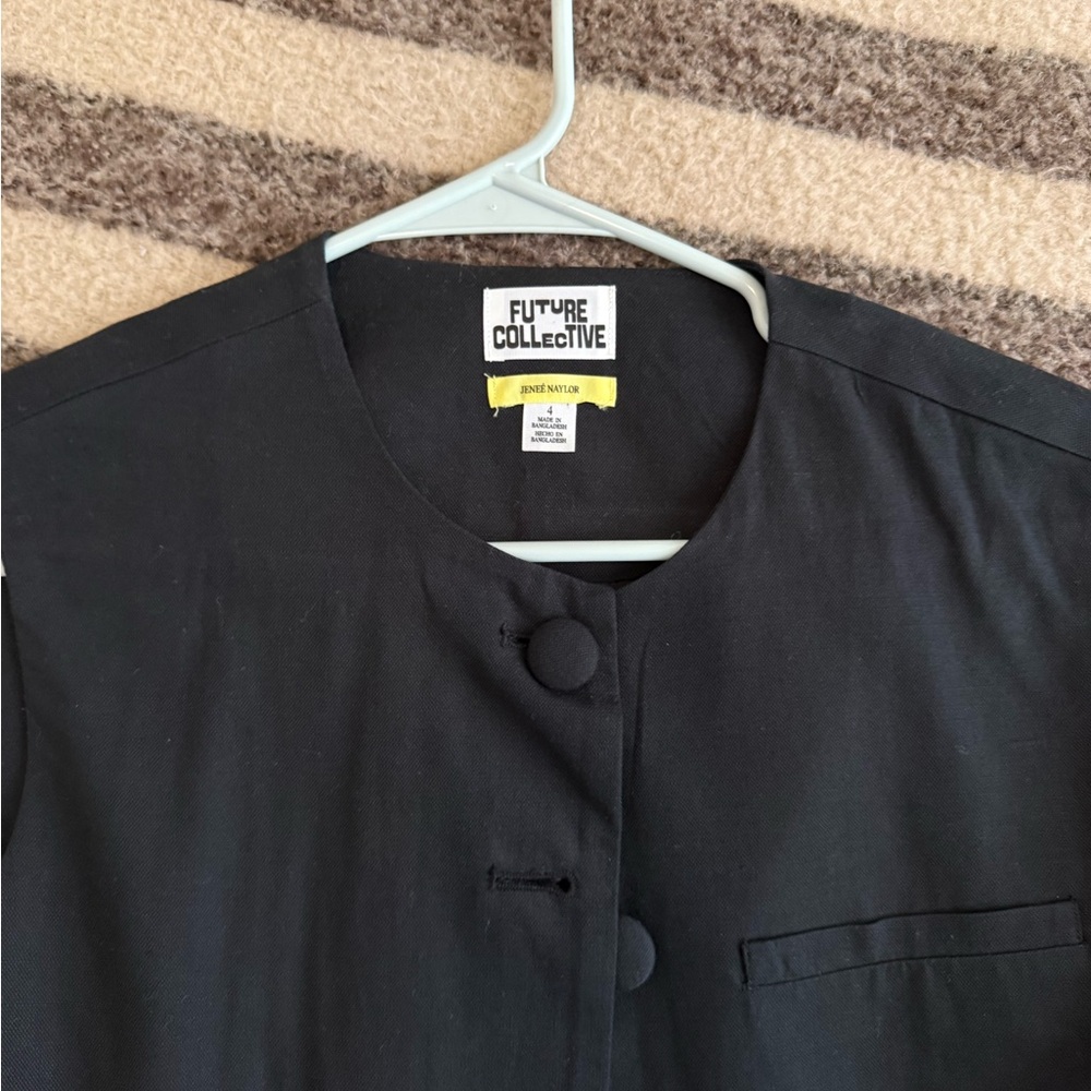 Future Collective Women's Black Blazer
